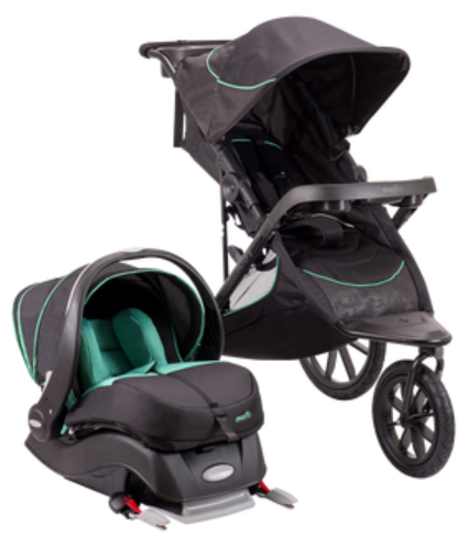 Evenflo Jogging Stroller With Car Seat, Evenflo Platinum Litemax 35 Infant Car Seat Stroller